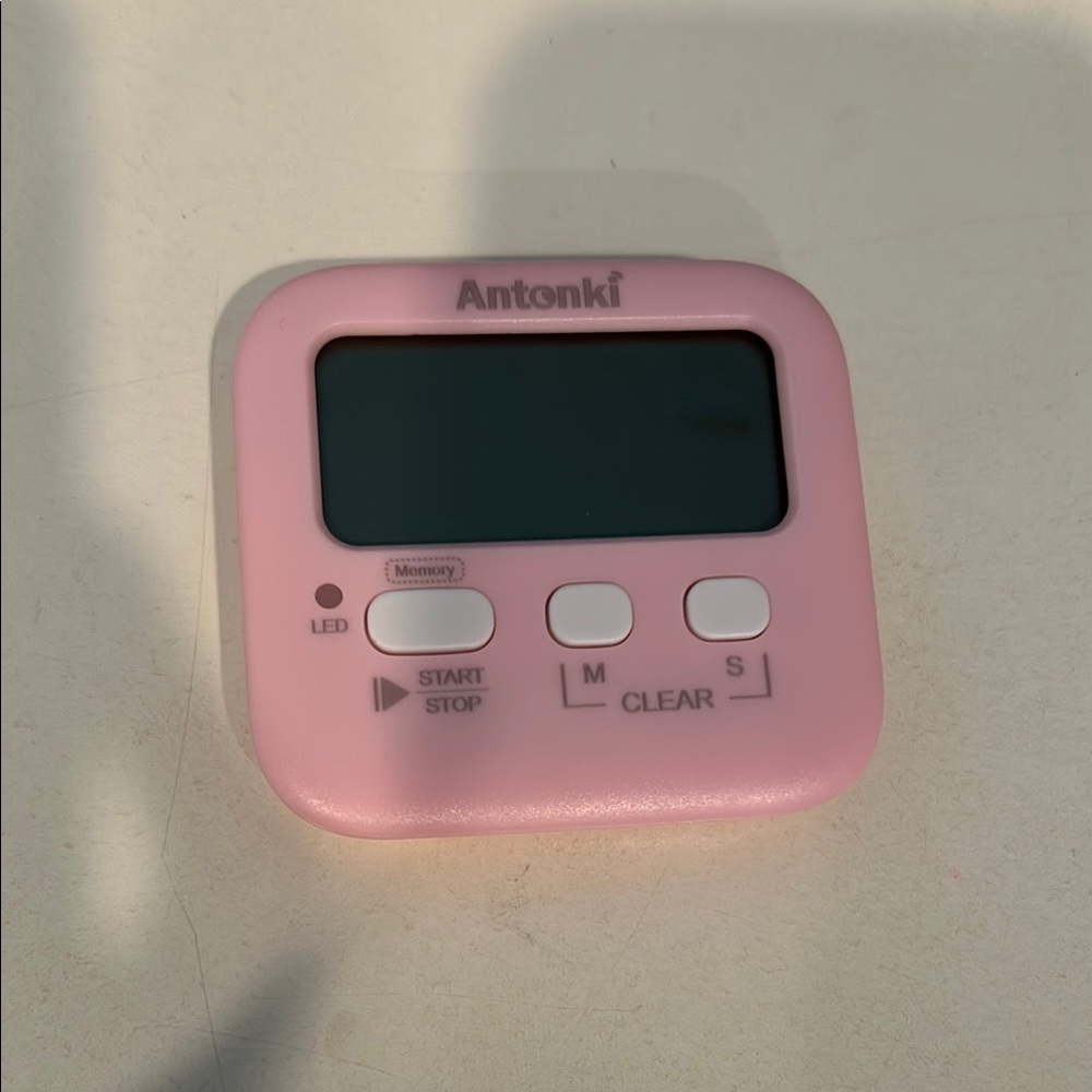 pink stop watch & timer